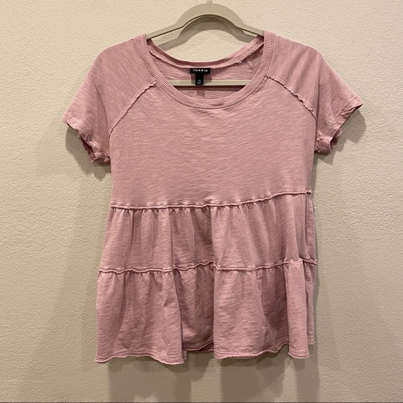 Torrid Babydoll Top - Picture 1 of 5